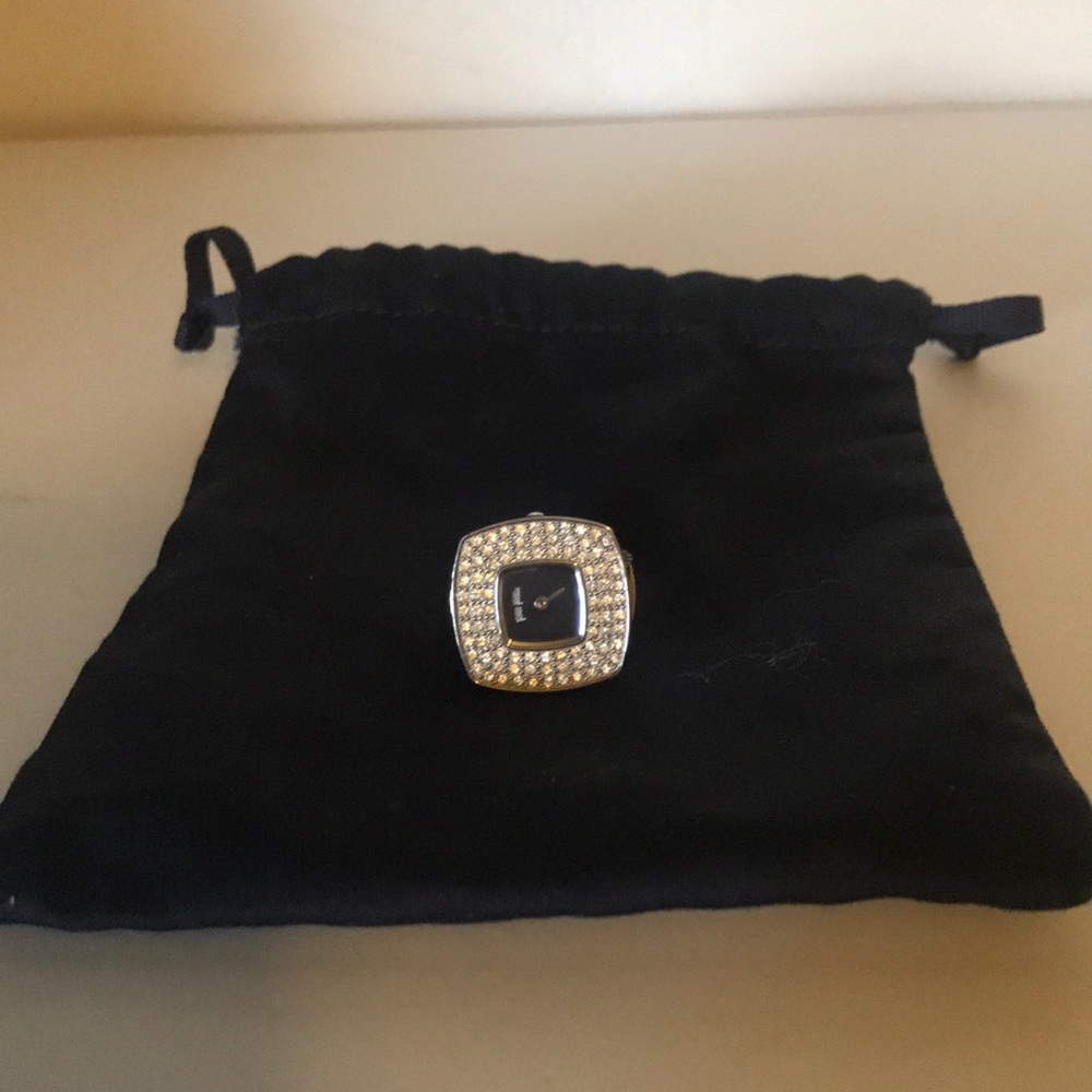 Folli Folli Ring watch with Swarovski stones